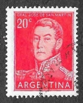 Sellos de America - Argentina -  628 - General José de San Martín
