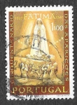Stamps : Europe : Portugal :  997 - L Aniversario de las Apariciones de la Virgen de Fátima