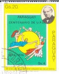 Stamps : America : Paraguay :  Centenario U.P.U 