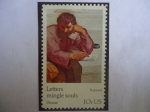 Stamps United States -  Fresco: