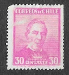 Stamps Chile -  185 - José Joaquín Pérez Mascayano 