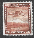 Stamps Chile -  C41 - Avión