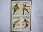 Stamps United States -  Juegos Olímpicos 1976 - Innsbruck (Tirol-Austria) y Montreal (Puebec-Canadá)