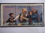 Stamps United States -  American Bicentennial-The Spirit of 76 - Bicentenario Americano- El Espíritu 76