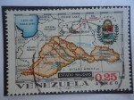 Stamps Venezuela -  Estado Barinas - Serie: Estados de Venezuela , Mapas y Escudos de Armas.