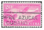 Stamps : America : Cuba :  C14A - Avión