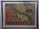 Stamps Venezuela -  Reclamación de su Guayana-Mapa de J.Cruz Cano (1775)-