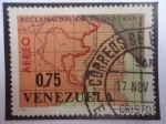 Stamps Venezuela -  Reivindicación Territorial de Esequibo Guyana-Mapa del Ministerio de Relaciones Exteriores.