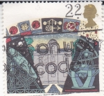Stamps United Kingdom -  Astronomía