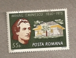 Stamps : Europe : Romania :  Mihail Eminescu, Poeta