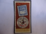 Sellos de America - Venezuela -  Exfilca 70-Segunda Exposición Filatélica Interamericana 1970-Sello año 1930 dentro otro sello,1970.