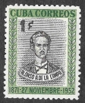 Sellos de America - Cuba -  490 - Alonso Álvarez de la Campa