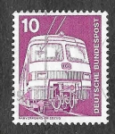 Sellos de Europa - Alemania -  1171 - Tren Eléctrico