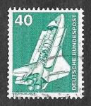 Stamps Germany -  1174 - Transbordador espacial