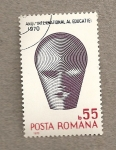 Stamps Romania -  Emblema del año de la educación