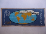 Sellos de America - Venezuela -  U.P.U.-Centenario de la U.P.U. Unión Postal Universal - Globo y Emblema