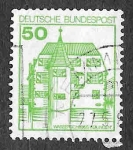 Stamps Germany -  1310 - Castillo de Wasserschloss