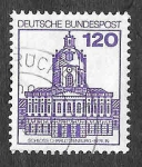 Stamps Germany -  1313 - Palacio de Charlottenburg