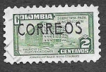 Stamps Colombia -  563 - Palacio de Comunicaciones