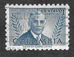 Stamps Colombia -  598 - Pompilio Martínez Navarrete