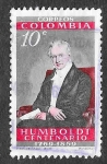Stamps : America : Colombia :  714 - Centenario de la Muerte de Alexander von Humboldt 
