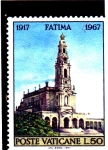 Stamps Vatican City -  Catedral de Fátima