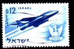 Stamps Israel -  avión de combate