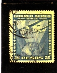 Stamps Chile -  avión