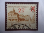 Stamps Poland -  Warszawy-Warszawy-Antiguo Ayuntamiento - 18°Centenario de Warsaw.