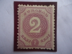 Stamps Netherlands Antilles -  CURACAO- Números- Sello de 2 Ctvs. Holandeses