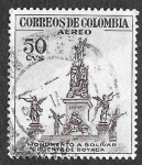 Stamps Colombia -  C246 - Monumento a Bolivar