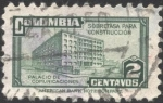 Sellos del Mundo : America : Colombia : Sobretasa para construcción. Palacio de Comunicaciones.
