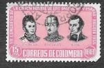 Stamps Colombia -  C277 - VII Congreso de la UPU de las Américas y España