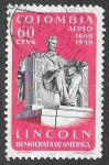 Sellos de America - Colombia -  C376 - Estatua de Lincoln
