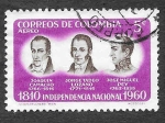 Stamps : America : Colombia :  C377 - 150º Aniversario de la Independencia de Colombia