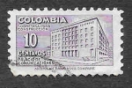 Stamps Colombia -  RA45 - Palacio de Comunicaciones