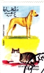Sellos de Asia - Om�n -  perros y gatos