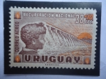 Stamps Uruguay -  Recuperación Nacional - Represa-Niño y Sol Naciente.