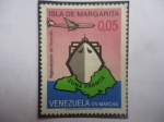 Stamps Venezuela -  Isla de Margarita - Regionalización del Desarrollo - Venezuela en Marcha - Zona Franca.