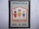 Stamps Venezuela -  Fundación del Niño - Hogares de cuidados diarios.