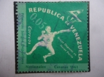Stamps Venezuela -  Primeros Juegos Deportivos Nacionales - Caracas 1961-Hacer Deporte es hacer Patria