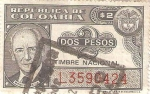 Sellos de America - Colombia -  dos pesos