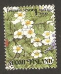 Sellos de Europa - Finlandia -  1227 - Flor fragaria vesca