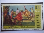 Sellos de America - Venezuela -  Danzas Populares - El Baile o Chichamaya (Tribu Guajira Guajiros) - Serie: Danzas Folclóricas.