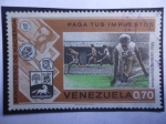 Stamps Venezuela -  Ministerio de Hacienda - Estadio Deportivo - Serie: Paga Tus Impuestos  - Mas Campos Deportivos.