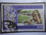 Sellos de America - Venezuela -  Ministerio de Hacienda-Alumnos y nuevas Escuelas - Serie: Paga Tus Impuesto