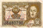 Sellos de America - Colombia -  cincuenta pesos