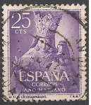 Stamps Spain -  Año Mariano. ED 1134 