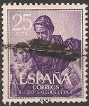 Stamps Spain -  III Centenario de la muerte de San Vicente de Paúl. ED 1296 