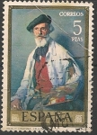 Stamps Spain -  Ignacio de Zuloaga y Zabaleta. ED 2025